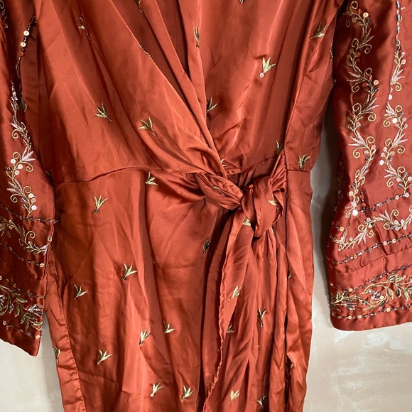 Breakdown Mini Wrap Dress - Picture 9 of 12